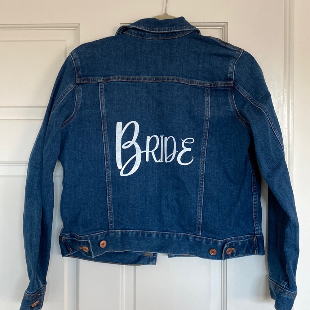 BRIDE Jean Jacket: Bridal / Bachelorette Jacket 👰🏻‍♀️ 🤍
